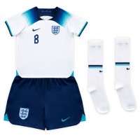 England Jordan Henderson #8 Hjemmebanesæt Børn VM 2022 Kortærmet (+ Korte bukser)